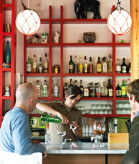 smallwares bar area