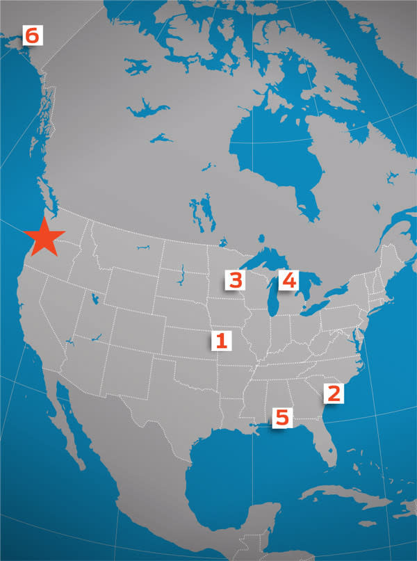 us map of food cities