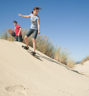 Sandboarding at Sand Master Park