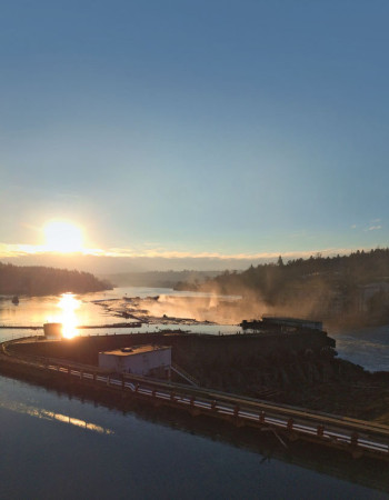 Willamette Falls in Oregon City