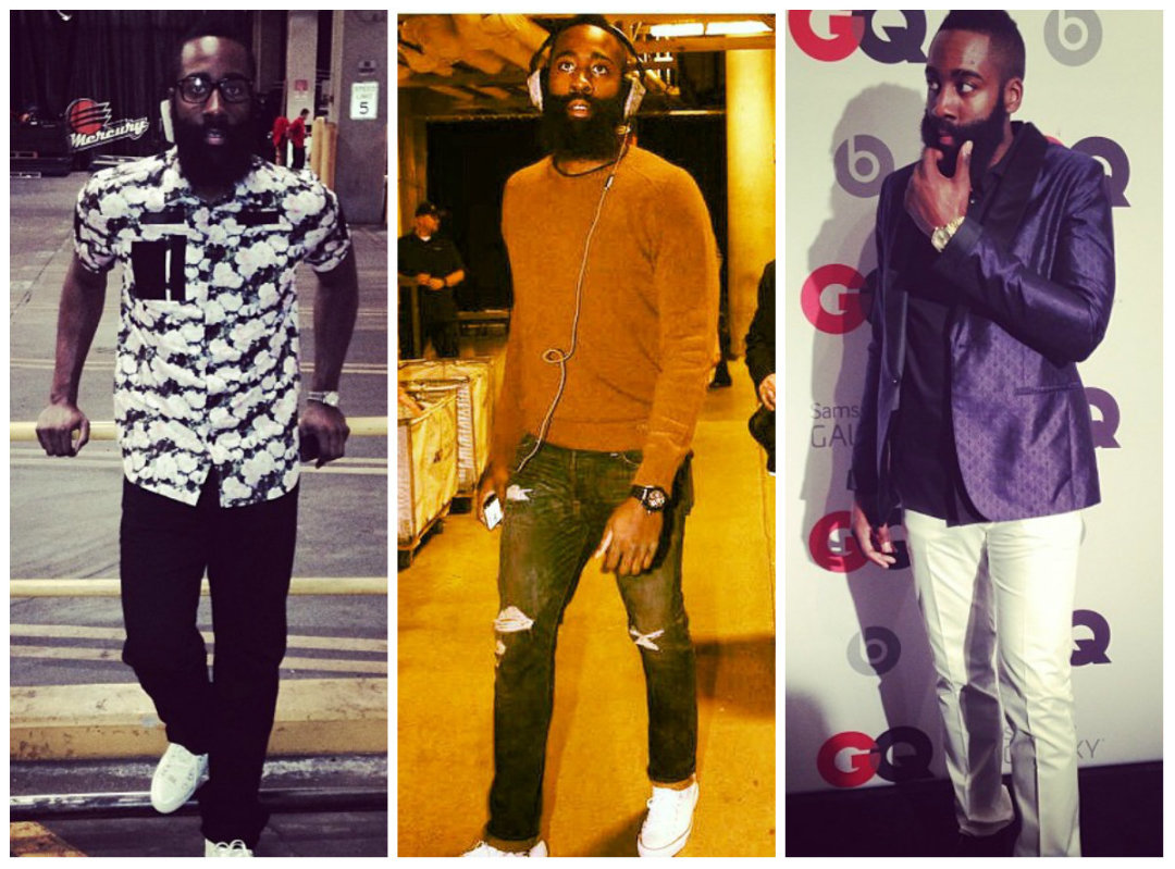 iconic james harden outfits