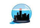 skyline snowglobe