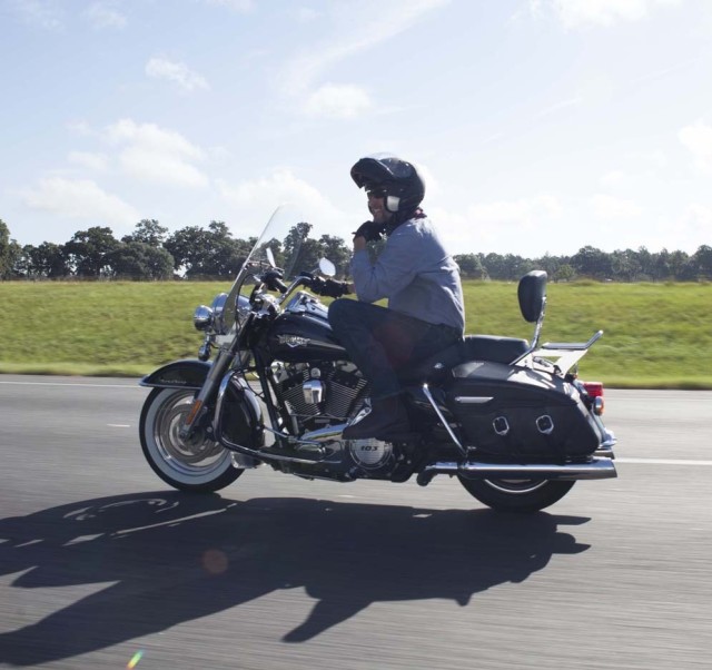John Corbett en route from one Kiehl's LifeRide event to another.