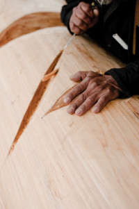 Rick Williams carving