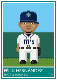 pixelated Felix Hernandez