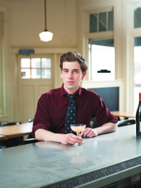 Bartender Kyle Webster