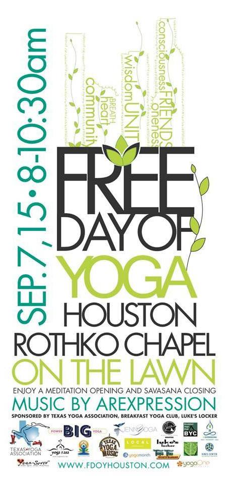 Houston free day of yoga rog9gv