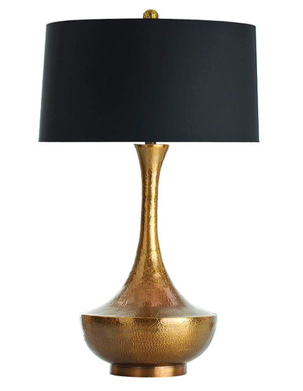 Walker antique brass hammered lamp cmyk x8yrxr