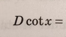 D cotx