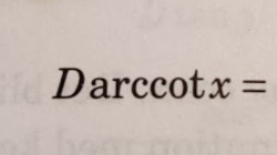 D arccotx