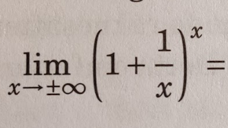 (1+1/x)^x
