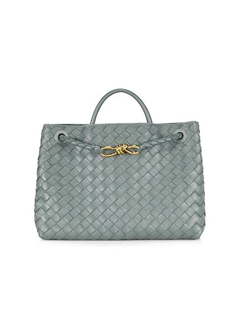 Bottega Veneta - Medium Andiamo Intrecciato Leather Top-Handle Bag