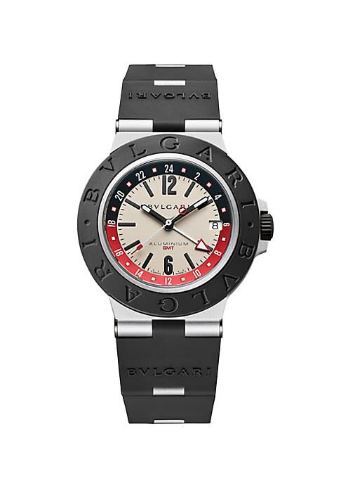 BVLGARI - BVLGARI BVLGARI Aluminum; Titanium & Rubber Bracelet Watch/40MM