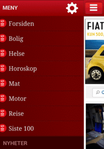 Vips, så dukker det opp snarveier til SOLs undersider.