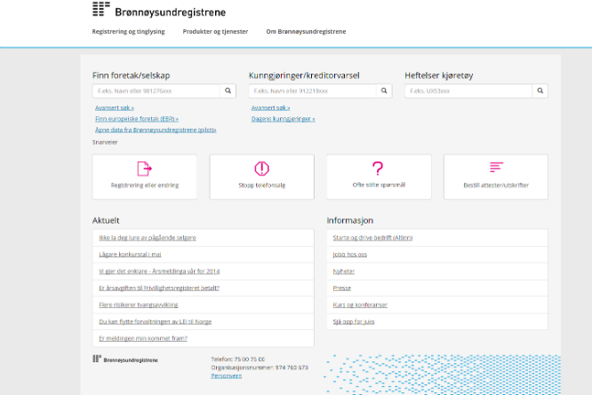(Skjermdump: brreg.no)
