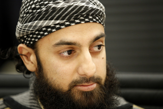 Ubaydullah Hussain møtte i Oslo tingrett i dag. (Foto: Scanpix)