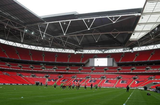 EM-finalen 2020 spilles på Wembley. (Foto: Scanpix)