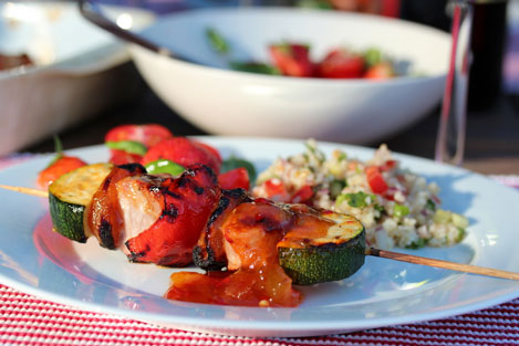 Grillspyd fra Trines Matblogg