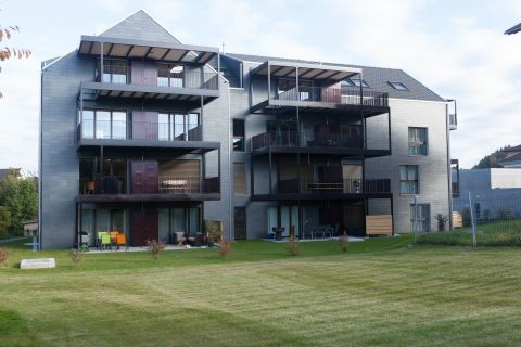 Fassade mit Balkone