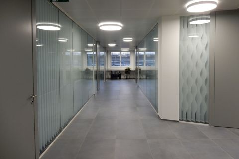 Korridor 1. Obergeschoss mit Büros