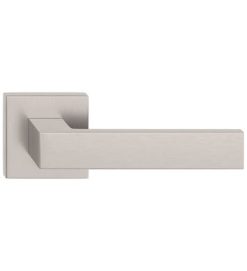 Klmka CUBE szyld Kwadrat Nikiel Szczotkowany Metal-Bud
