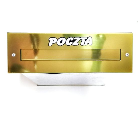 Skrzynka_na_listy_do_muru_Złota_na_wkładkę_SM-3