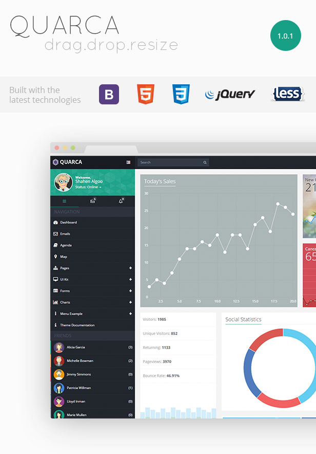 quarca-bootstrap-admin-template