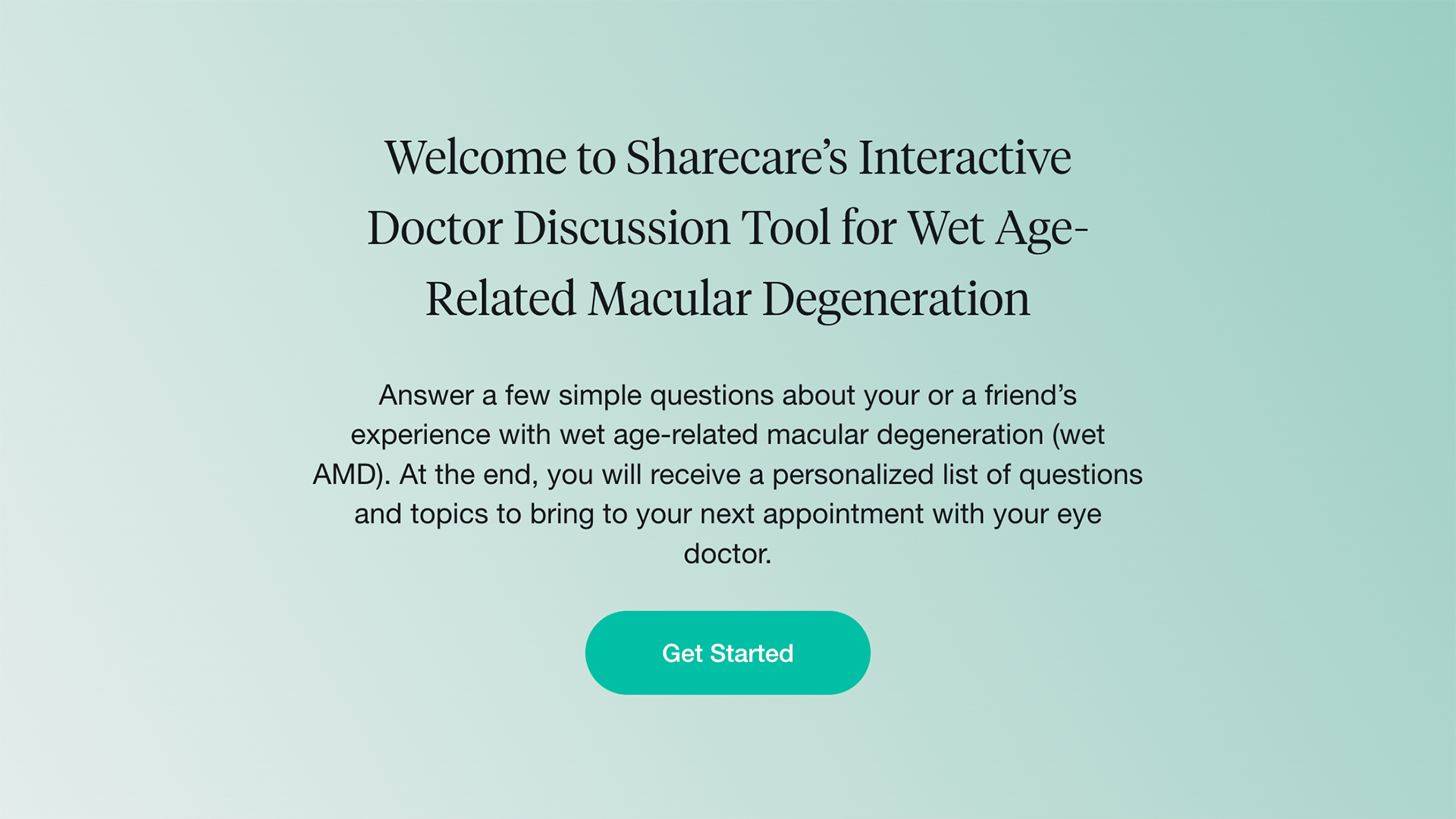 Doctor Discussion Guide: Wet Age-Related Macular Degeneration