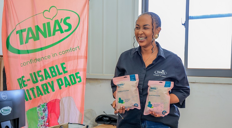 She Powers Uganda’s Economy: Racheal Tania’s Business Model is Solving a Menstrual Health Gap