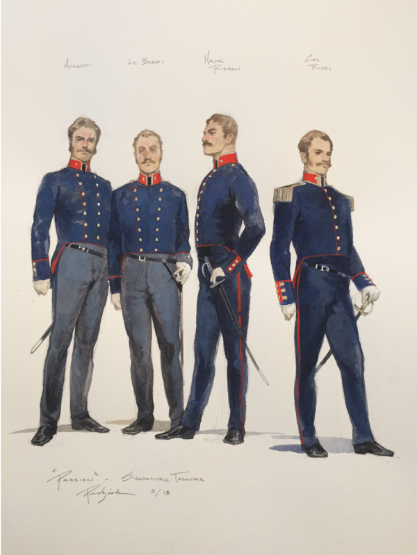 Men's Costume Renderings