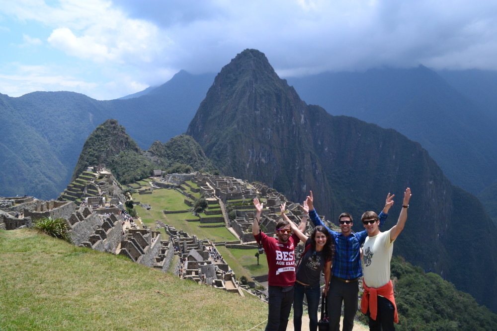 Typical tourist pic at Machu Picchu