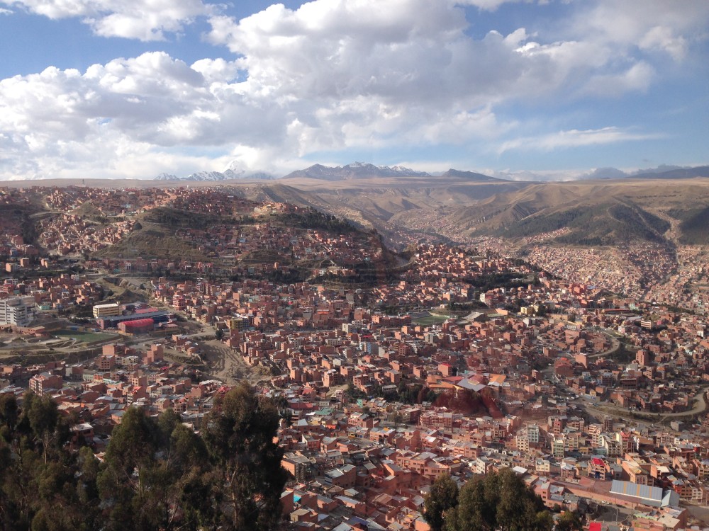 La Paz - view from the cable car