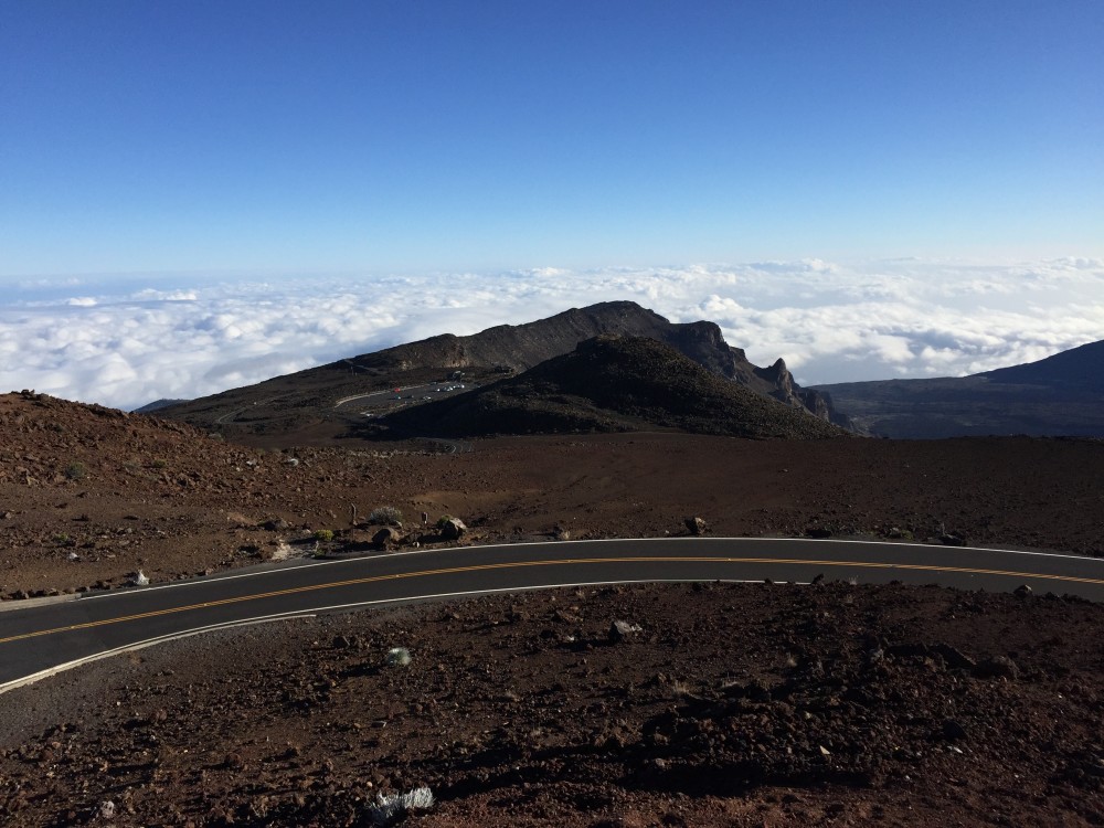 After sunrise, from the top of Haleakala National Park