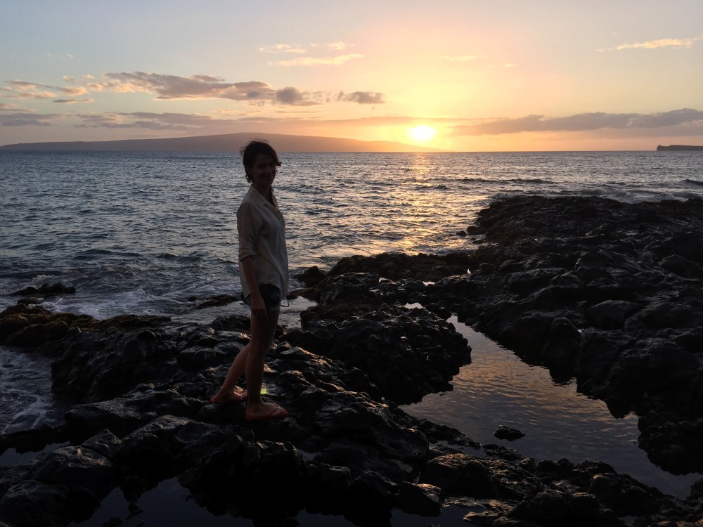 Sunset At Pa'ako Beach