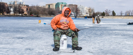 Ice Fishing on the Lakes