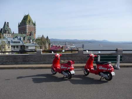 Québec en vespa / Enduro KTM