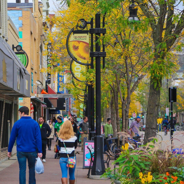 Fall Adventure #10: Experience retail therapy this #FallInMadison on our famous State Street.