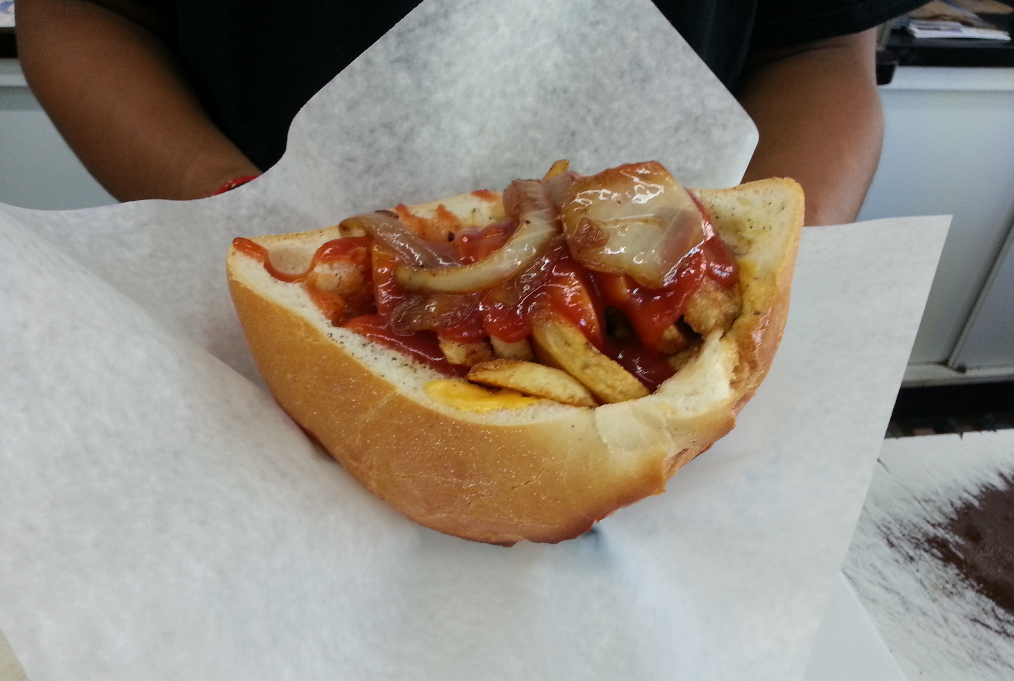 Italian Hot Dog in Newark, North Jersey - Iconic NJ foods