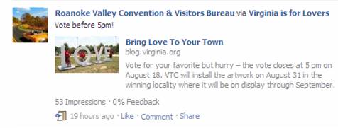 LOVE Facebook Post