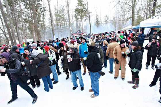 Event goers enjoy beers and fun at Suds & Snow 2013