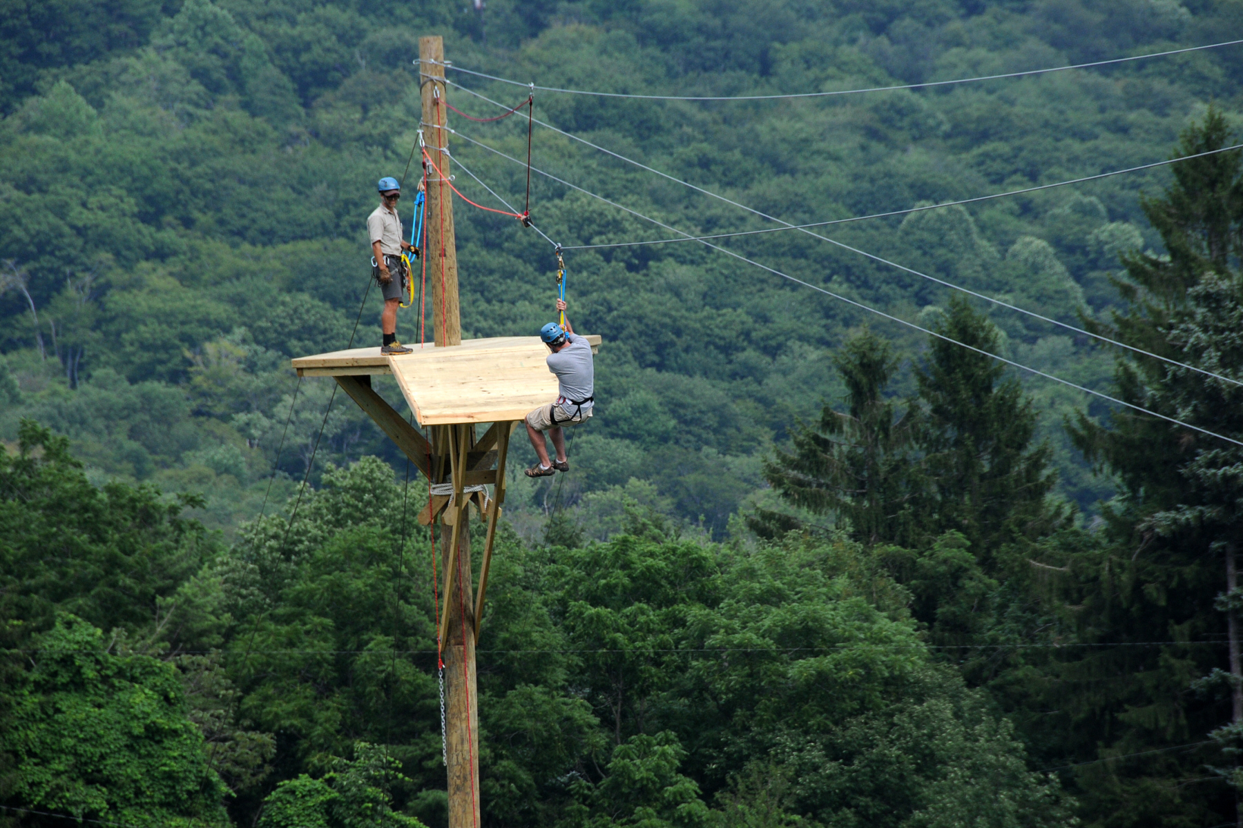 Screaming Hawk Zip Line, Seven Springs Mountain Resort