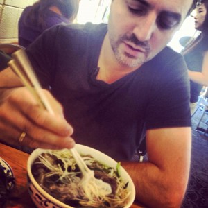Maurizio with Pho