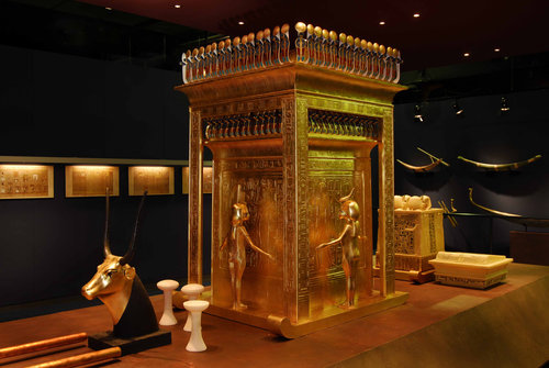 King Tut's canopic shrine