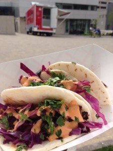 Fish Tacos from A Movable Feast Truck at the GRAM