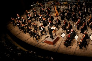 Overhead shot of the Grand Rapids Symphony