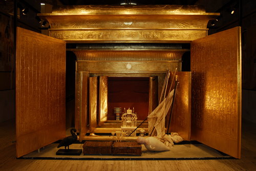 King Tut's open shrine