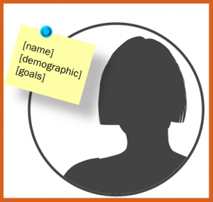 person and post-it graphic