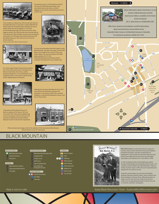 Map of the Town of Black Mountain