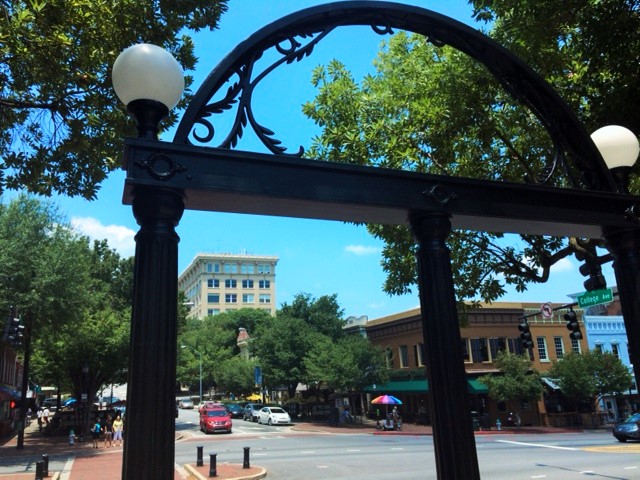 The UGA Arch in Downtown Athens Georgia