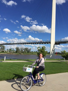 Bob Kerrey Pedestrian Bridge blog - 2 kids and a map